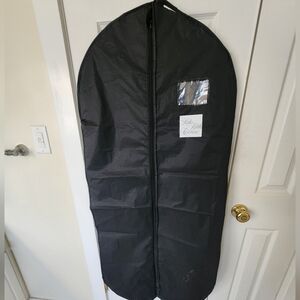 Saks Fifth Avenue Black Full-Length Garment Bag with ID Window